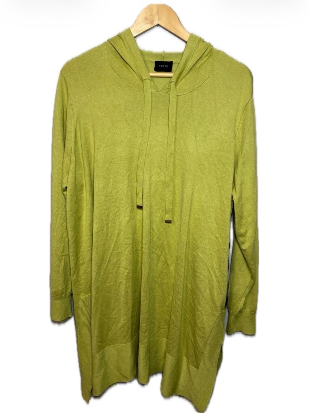 Cyrus Green Hooded Sweater Size 2X NWT